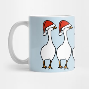 Five Gaming Goose Christmas Santa Hat Mug